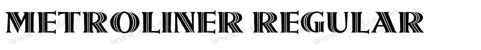 Metroliner Regular字体转换